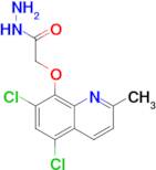 2-[(5,7-dichloro-2-methylquinolin-8-yl)oxy]acetohydrazide