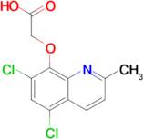 2-[(5,7-dichloro-2-methylquinolin-8-yl)oxy]acetic acid