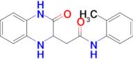 n-(2-Methylphenyl)-2-(3-oxo-1,2,3,4-tetrahydroquinoxalin-2-yl)acetamide