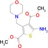 2,4-Dimethyl 5-amino-3-(4-morpholinylmethyl)-2,4-thiophenedicarboxylate