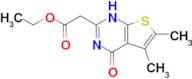 ethyl 2-{5,6-dimethyl-4-oxo-1H,4H-thieno[2,3-d]pyrimidin-2-yl}acetate