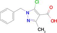 1-Benzyl-5-chloro-3-methyl-1h-pyrazole-4-carboxylic acid