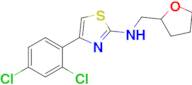 4-(2,4-Dichlorophenyl)-N-[(tetrahydro-2-furanyl)methyl]-2-thiazolamine