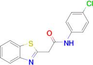 2-(1,3-Benzothiazol-2-yl)-n-(4-chlorophenyl)acetamide