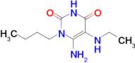 6-Amino-1-butyl-5-(ethylamino)-1,2,3,4-tetrahydropyrimidine-2,4-dione