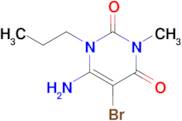 6-Amino-5-bromo-3-methyl-1-propyl-1,2,3,4-tetrahydropyrimidine-2,4-dione