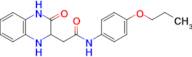 2-(3-Oxo-1,2,3,4-tetrahydroquinoxalin-2-yl)-n-(4-propoxyphenyl)acetamide