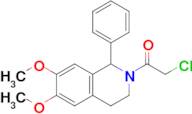 2-Chloro-1-(6,7-dimethoxy-1-phenyl-1,2,3,4-tetrahydroisoquinolin-2-yl)ethan-1-one