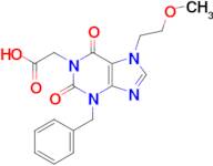 2-[3-benzyl-7-(2-methoxyethyl)-2,6-dioxo-2,3,6,7-tetrahydro-1h-purin-1-yl]acetic acid