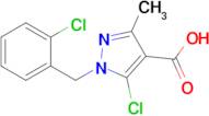 5-Chloro-1-[(2-chlorophenyl)methyl]-3-methyl-1h-pyrazole-4-carboxylic acid