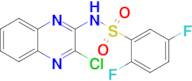 n-(3-Chloroquinoxalin-2-yl)-2,5-difluorobenzene-1-sulfonamide