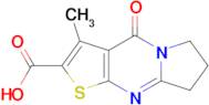 4-Methyl-2-oxo-6-thia-1,8-diazatricyclo[7.3.0.0,3,7]dodeca-3(7),4,8-triene-5-carboxylic acid