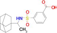 3-{[1-(adamantan-1-yl)ethyl]sulfamoyl}benzoic acid