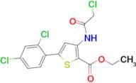 Ethyl 3-(2-chloroacetamido)-5-(2,4-dichlorophenyl)thiophene-2-carboxylate