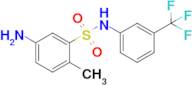 5-Amino-2-methyl-n-[3-(trifluoromethyl)phenyl]benzene-1-sulfonamide