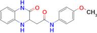 n-(4-Methoxyphenyl)-2-(3-oxo-1,2,3,4-tetrahydroquinoxalin-2-yl)acetamide