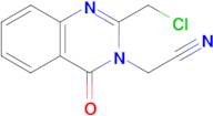 2-[2-(chloromethyl)-4-oxo-3,4-dihydroquinazolin-3-yl]acetonitrile