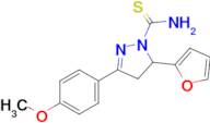 5-(Furan-2-yl)-3-(4-methoxyphenyl)-4,5-dihydro-1h-pyrazole-1-carbothioamide