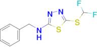 5-[(Difluoromethyl)thio]-N-(phenylmethyl)-1,3,4-thiadiazol-2-amine