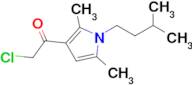 2-Chloro-1-[2,5-dimethyl-1-(3-methylbutyl)-1h-pyrrol-3-yl]ethan-1-one