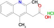 2-(2,4-Dimethylquinolin-3-yl)acetic acid hydrochloride