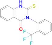 2-sulfanylidene-3-[2-(trifluoromethyl)phenyl]-1,2,3,4-tetrahydroquinazolin-4-one