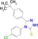 3-(4-tert-butylphenyl)-4-(4-chlorophenyl)-4,5-dihydro-1H-1,2,4-triazole-5-thione