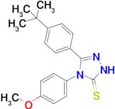 3-(4-tert-butylphenyl)-4-(4-methoxyphenyl)-4,5-dihydro-1H-1,2,4-triazole-5-thione