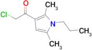 2-Chloro-1-(2,5-dimethyl-1-propyl-1h-pyrrol-3-yl)ethan-1-one