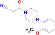 3-[4-(2-methoxyphenyl)piperazin-1-yl]-3-oxopropanenitrile
