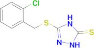 3-{[(2-chlorophenyl)methyl]sulfanyl}-4,5-dihydro-1H-1,2,4-triazole-5-thione