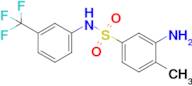 3-Amino-4-methyl-n-[3-(trifluoromethyl)phenyl]benzene-1-sulfonamide