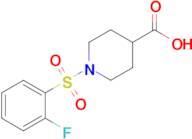 1-(2-Fluorobenzenesulfonyl)piperidine-4-carboxylic acid