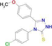 4-(4-chlorophenyl)-3-(4-methoxyphenyl)-4,5-dihydro-1H-1,2,4-triazole-5-thione