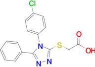 2-{[4-(4-chlorophenyl)-5-phenyl-4h-1,2,4-triazol-3-yl]sulfanyl}acetic acid