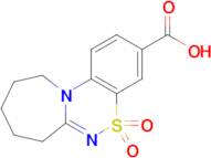 7H-Azepino[2,1-c][1,2,4]benzothiadiazine-3-carboxylic acid, 8,9,10,11-tetrahydro-, 5,5-dioxide