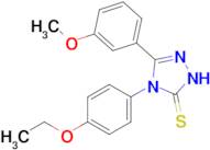 4-(4-ethoxyphenyl)-3-(3-methoxyphenyl)-4,5-dihydro-1H-1,2,4-triazole-5-thione