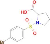 1-(4-Bromobenzenesulfonyl)pyrrolidine-2-carboxylic acid