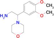 2-(3,4-Dimethoxyphenyl)-2-(morpholin-4-yl)ethan-1-amine