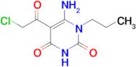 6-Amino-5-(2-chloroacetyl)-1-propyl-1,2,3,4-tetrahydropyrimidine-2,4-dione