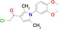 2-Chloro-1-[1-(2,3-dihydro-1,4-benzodioxin-6-yl)-2,5-dimethyl-1H-pyrrol-3-yl]ethanone