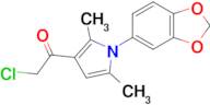 1-[1-(1,3-Benzodioxol-5-yl)-2,5-dimethyl-1H-pyrrol-3-yl]-2-chloroethanone