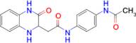n-(4-Acetamidophenyl)-2-(3-oxo-1,2,3,4-tetrahydroquinoxalin-2-yl)acetamide