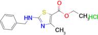 Ethyl 2-(benzylamino)-4-methyl-1,3-thiazole-5-carboxylate hydrochloride