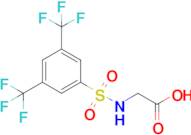 2-[3,5-bis(trifluoromethyl)benzenesulfonamido]acetic acid