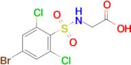 2-(4-Bromo-2,6-dichlorobenzenesulfonamido)acetic acid