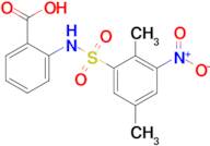 2-(2,5-Dimethyl-3-nitrobenzenesulfonamido)benzoic acid