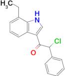 2-Chloro-1-(7-ethyl-1h-indol-3-yl)-2-phenylethan-1-one