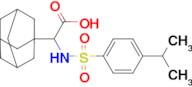 2-(Adamantan-1-yl)-2-[4-(propan-2-yl)benzenesulfonamido]acetic acid