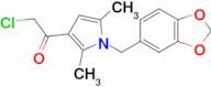 1-[1-(1,3-Benzodioxol-5-ylmethyl)-2,5-dimethyl-1H-pyrrol-3-yl]-2-chloroethanone